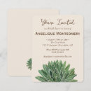 Search for desert bridal shower invitations Green