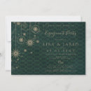 Search for holiday engagement party invitations Snowflakes