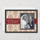 Search for maroon ribbon invitations Red