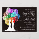 Search for lesbian bridal shower invitations Rainbow