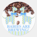 Search for giraffe baby shower stickers Blue