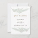 Search for modern christmas wedding save the dates Greenery
