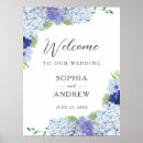 Search for hydrangeas wedding signs Blue