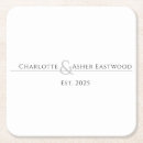 Search for wedding coasters Typography