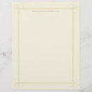 Search for ecru stationery paper Cream