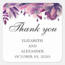 Search for purple watercolor wedding stickers Flowers