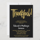 Search for black an thanksgiving invitations Thankful