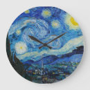 Search for famous artists clocks Starry night