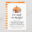 Search for eat drink be thankful invitations Watercolor