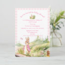 Search for rabbit baby girl shower invitations Pink