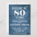 Search for 80 year old woman birthday invitations 80th birthday party