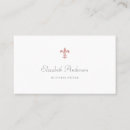 Search for fleur de lis business cards Elegant