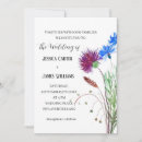 Search for blue thistle invitations Watercolor