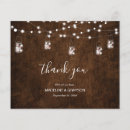 Search for barn wood string lights thank you cards Twinkle