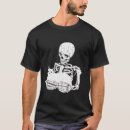 Search for halloween kitty tshirts Skeleton