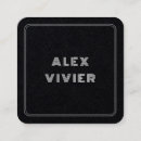 Search for round square business cards Minimal