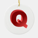 Search for initial q christmas tree decorations Alphabet