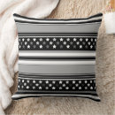 Search for grey star cushions Black and white