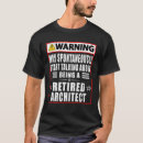 Search for architect mens tshirts Retirement