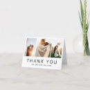 Search for three photo thank you cards Minimal