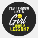 Search for softball lover stickers Glove