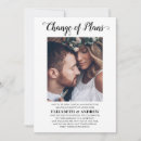 Search for rustic wedding announcement cards Change of plans