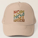 Search for nope hats Typography