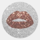 Search for gold glitter lips stickers Salon
