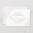 Search for faux rose gold confetti invitations Pink