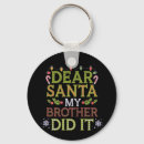 Search for funny brother key rings Dear santa