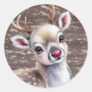 Search for nose stickers Cute reindeer