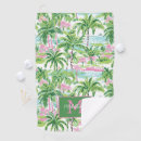 Search for palm tree golf towels Monogrammed