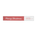 Search for banner return address labels Merry christmas