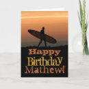 Search for surfing birthday cards Surfer
