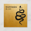 Search for snakes business cards Tattoo