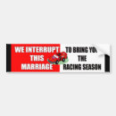 Search for fan bumper stickers Race