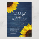 Search for royal blue and yellow invitations Sunflower