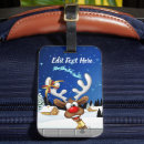 Search for christmas luggage tags Humour