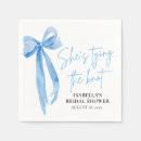 Search for bridal shower napkins Bow