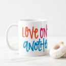 Search for one word mugs Love one another