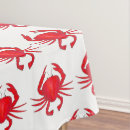 Search for crab tablecloths Red