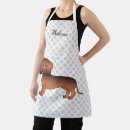 Search for red dachshund aprons Doxie