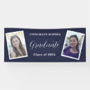 Search for navy blue graduation banners Minimalist