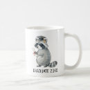Search for cartoon raccoon mugs Funny