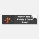 Search for fiddle bumper stickers Music