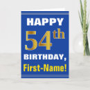 Search for 54th birthday cards 54 years old