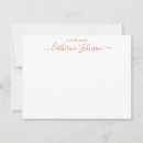 Search for orange note cards Girly