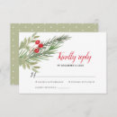 Search for christmas rsvp cards Greenery