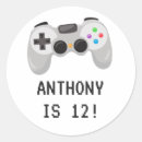 Search for video game birthday stickers Trendy