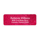 Search for pink glitter return address labels Stylish